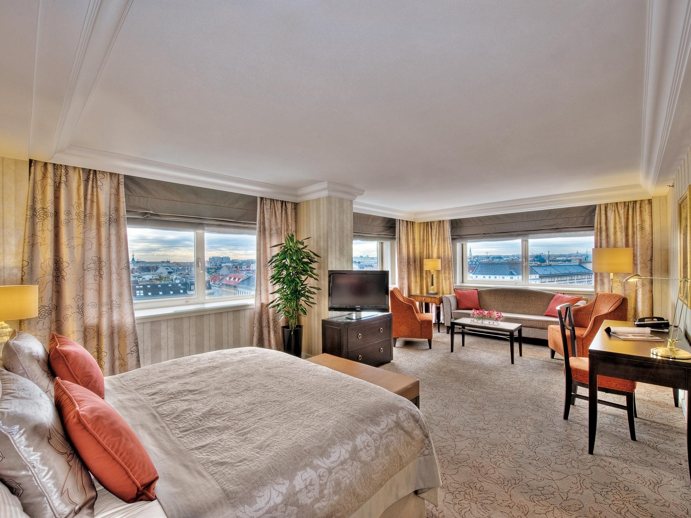 维也纳洲际酒店 外观 照片 A suite at the hotel