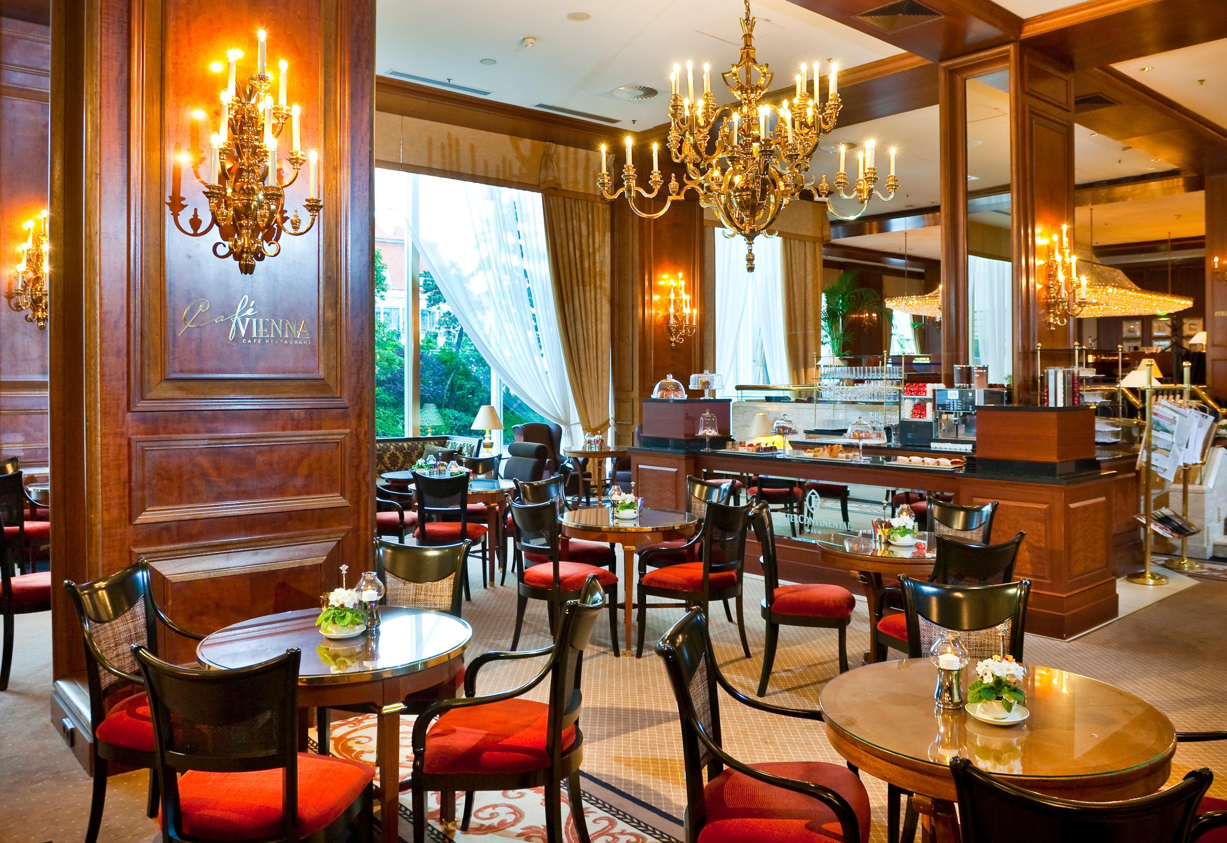维也纳洲际酒店 外观 照片 The lobby lounge