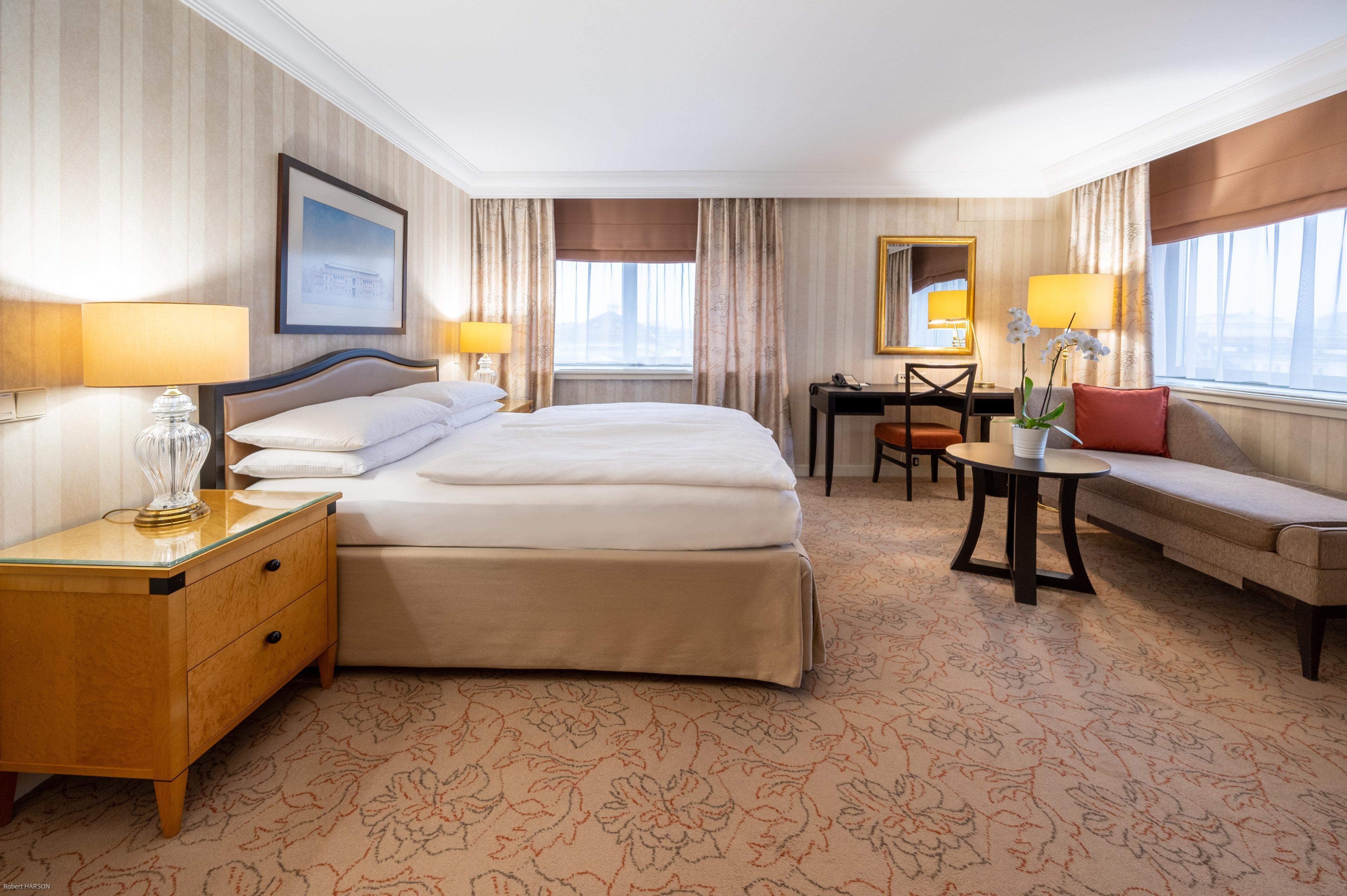 维也纳洲际酒店 外观 照片 A room at the Hotel de Saxe